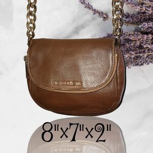 Michael Kors Brown leather crossbody